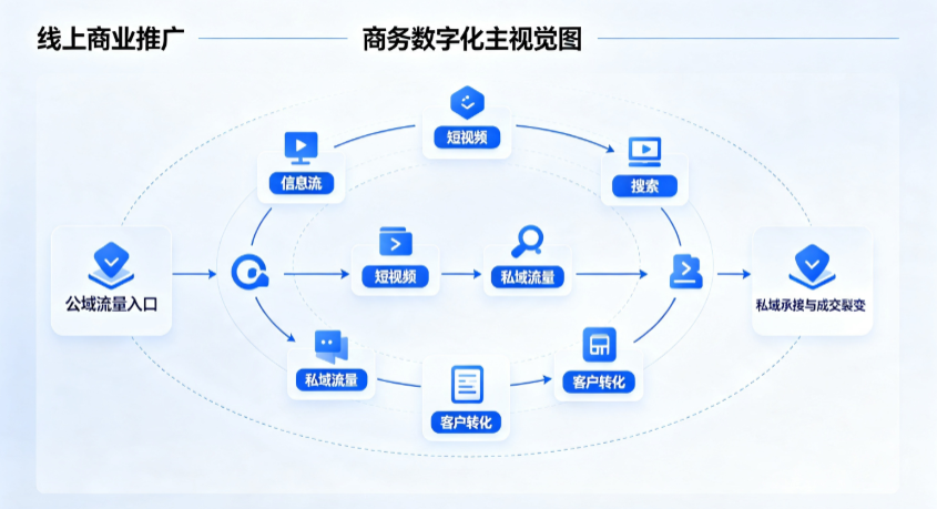 密云县线上商业推广怎么做？全域流量闭环搭建与低成本转化实战指南